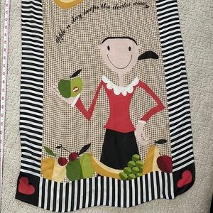 Moschino large Olive Oil sheer silk scarf